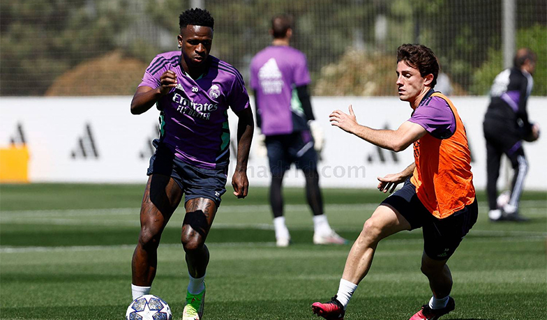 Foto: Kroos i Vinícius trenowali z drużyną