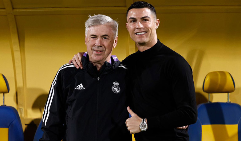 Foto: Cristiano odwiedził Królewskich na treningu