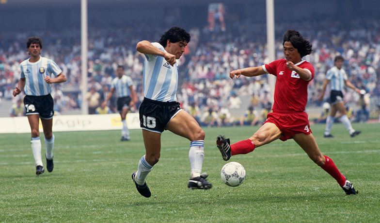 Foto: Maradona, Real i języki na wierzchu