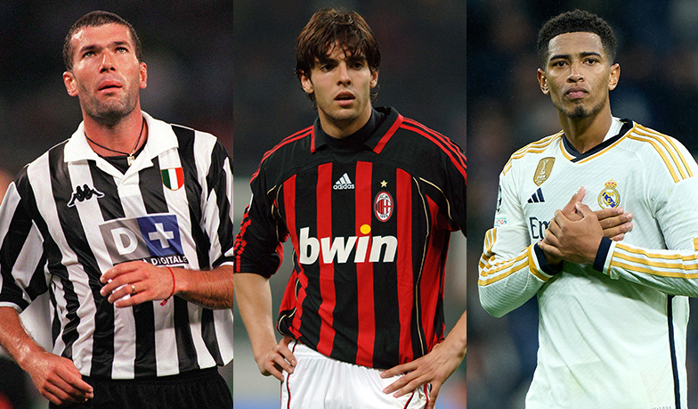 Foto: Od Zidane'a w Juve przez Kakę w Milanie do Bellinghama w Realu