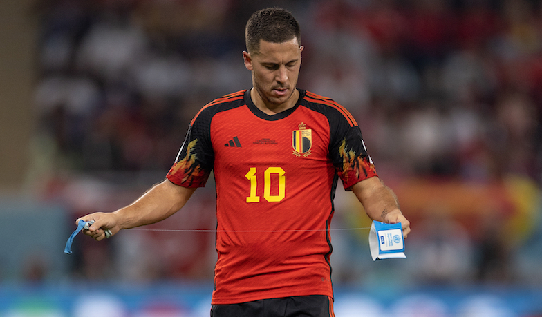 Foto: Belgia – Maroko: Courtois i Hazard w jedenastce