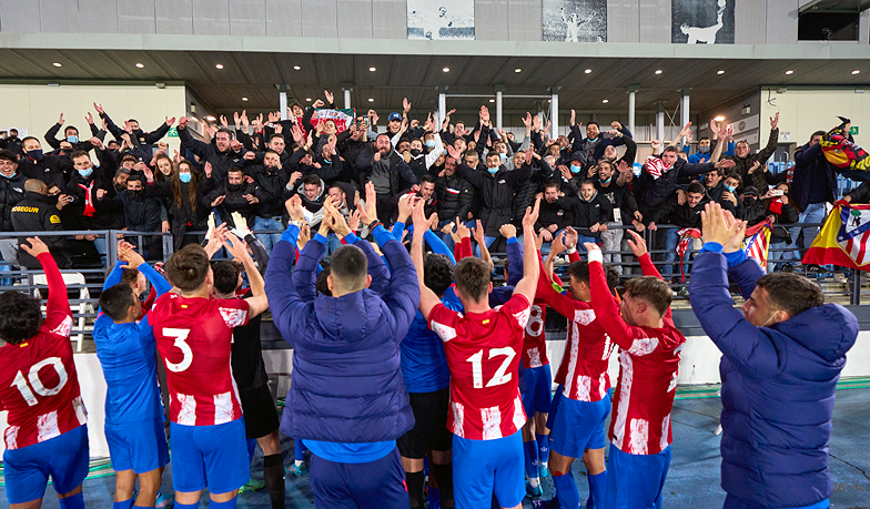 El Atlético de Madrid multado por conducta de apoyo en la Youth League