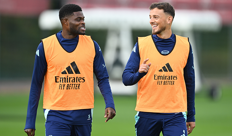 Foto: Thomas Partey i Ben White gotowi na mecz z Realem