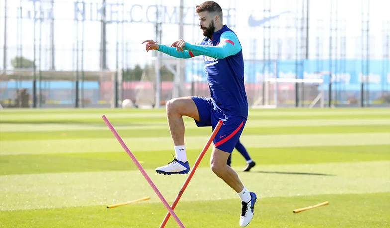 Foto: Piqué trenował z zespołem