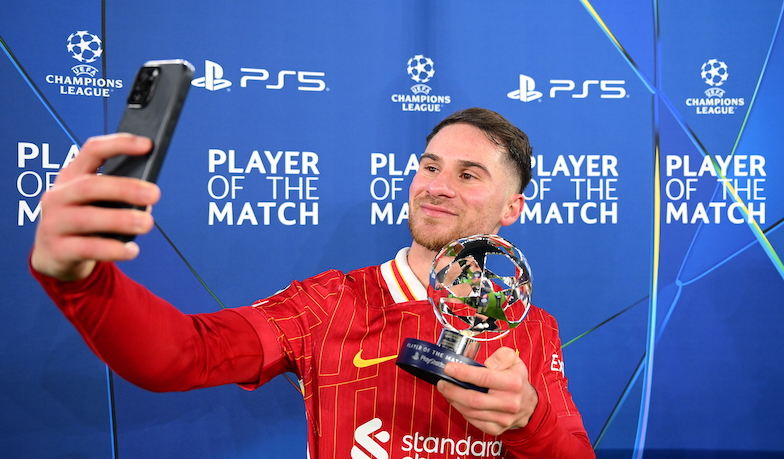 Foto: Alexis Mac Allister MVP meczu z Liverpoolem