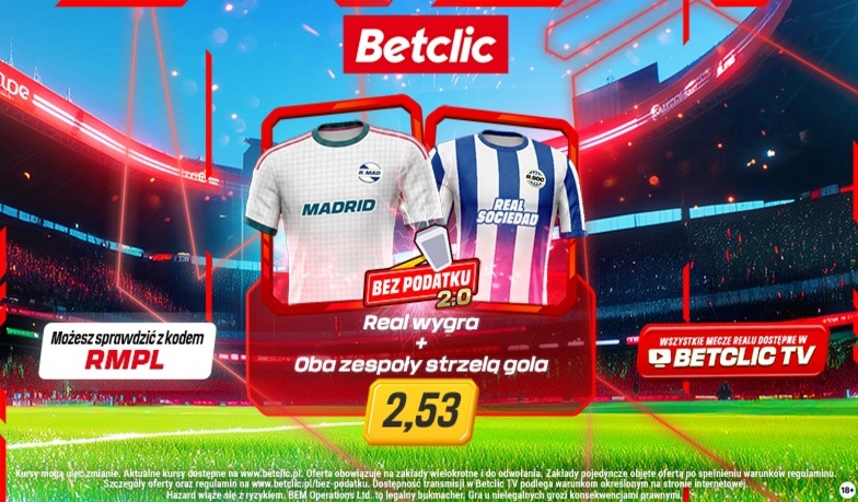 Sprawdź Betclic TV podczas premierowego starcia w sezonie 2026/27 na Bernabéu