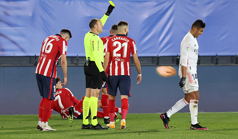 Foto: Mateu Lahoz na Atlético