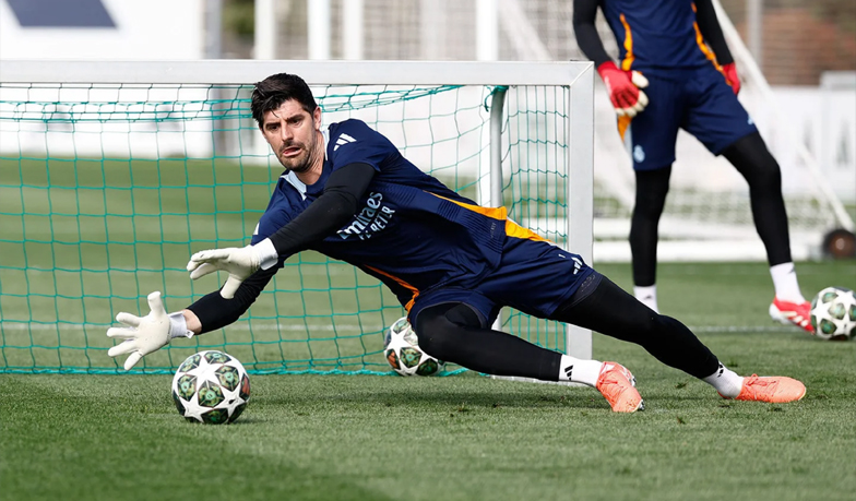 Foto: Courtois trenował z grupą