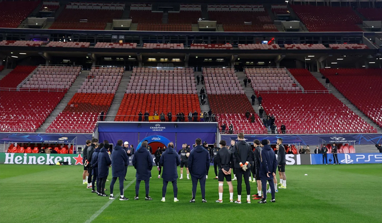 Foto: Real Madryt odbył trening w Lipsku