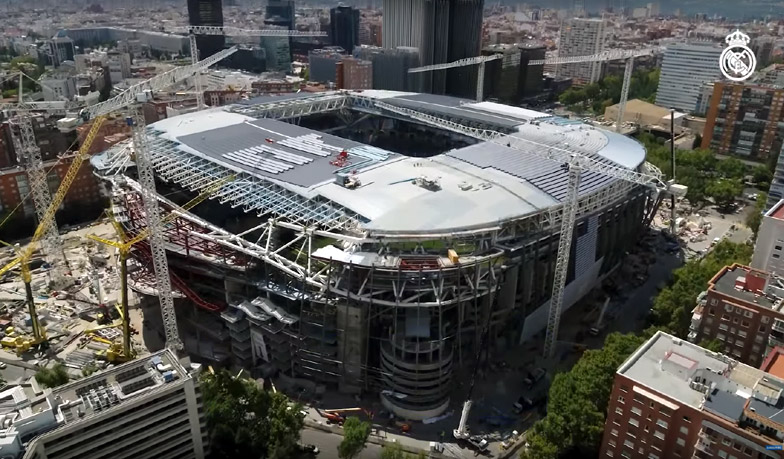 Foto: Postępy w pracach nad przebudową Bernabéu [VIDEO]