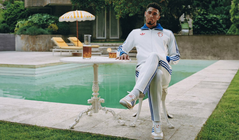 Foto: Bellingham z kolekcją ubrań Adidas Originals