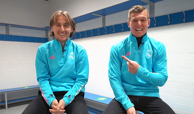 Foto: Kto z pary Modrić-Kroos byłby szybszy na 100 metrów?