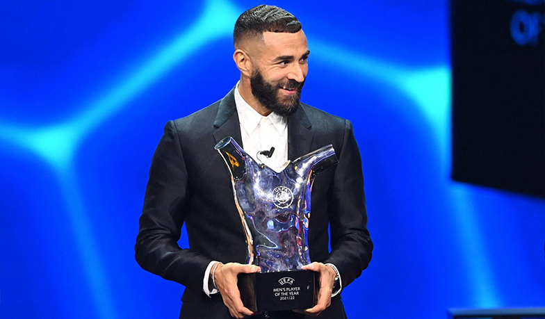 Foto: Benzema Piłkarzem Roku UEFA!