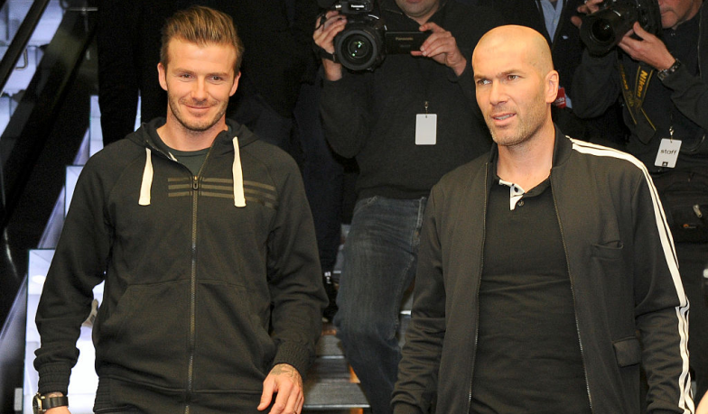 Foto: Beckham: Na zawsze zapamiętam ostatni trening Zidane'a