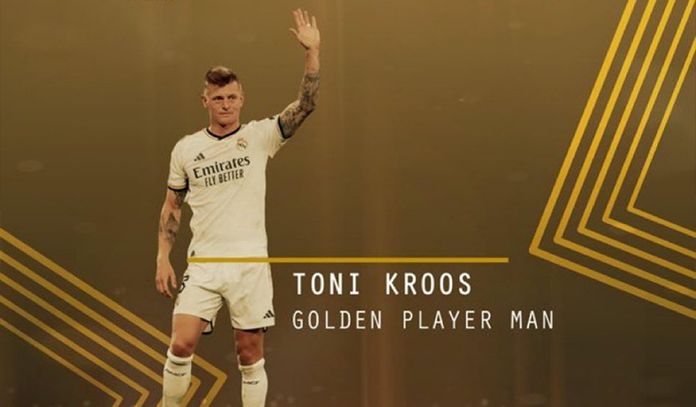 Foto: Lamine Yamal Golden Boyem, a Toni Kroos Golden Playerem!