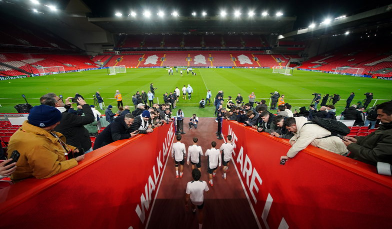 Foto: Real Madryt trenował na Anfield