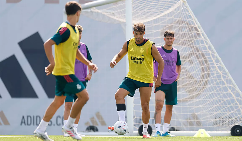Poranny trening w Valdebebas