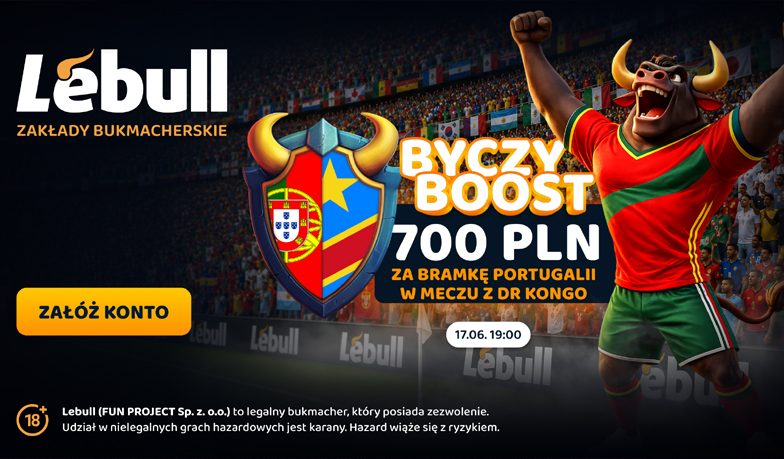 Cristiano Ronaldo i 700 PLN bonusu. Portugalia – DR Kongo z okazją, obok której trudno przejść obojętnie