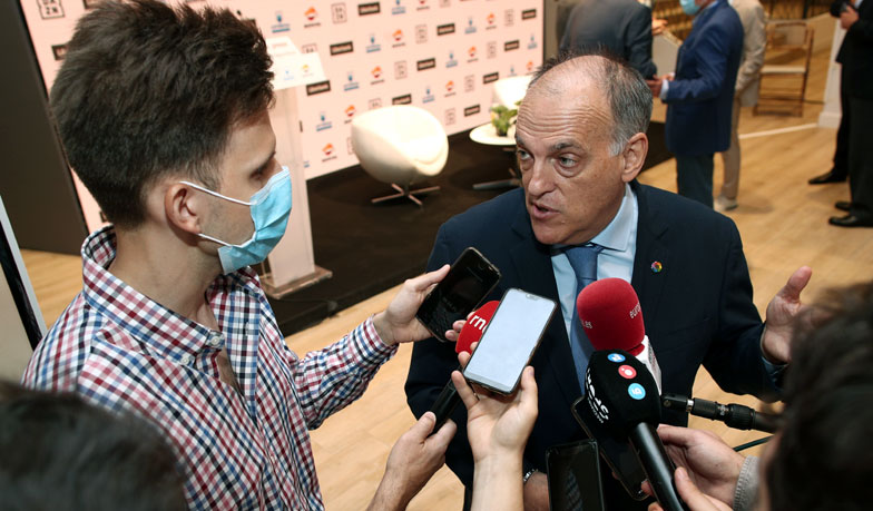 Foto: Tebas: Powrót kibiców? Kluczowa jest data wprowadzenia szczepionki