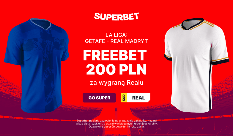 Foto: 200 zł za zwycięstwo Realu z Getafe!