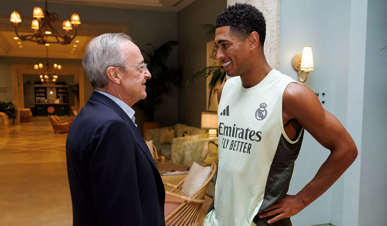 Foto: Florentino Pérez dołączył do zgrupowania Królewskich
