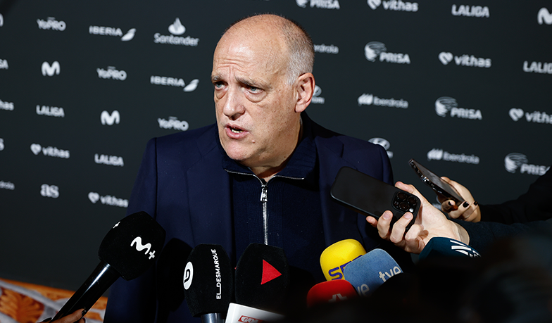 Foto: Tebas: Nie poddajemy się groźbom ani przymusowi, bez względu na to, czy jest to prezes Realu