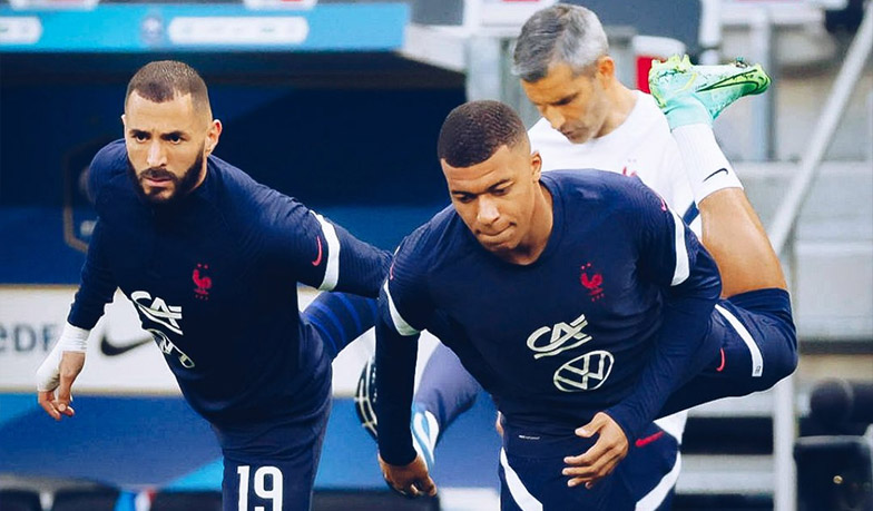 Foto: Benzema: Byłoby idealnie, gdyby Mbappé trafił do Realu