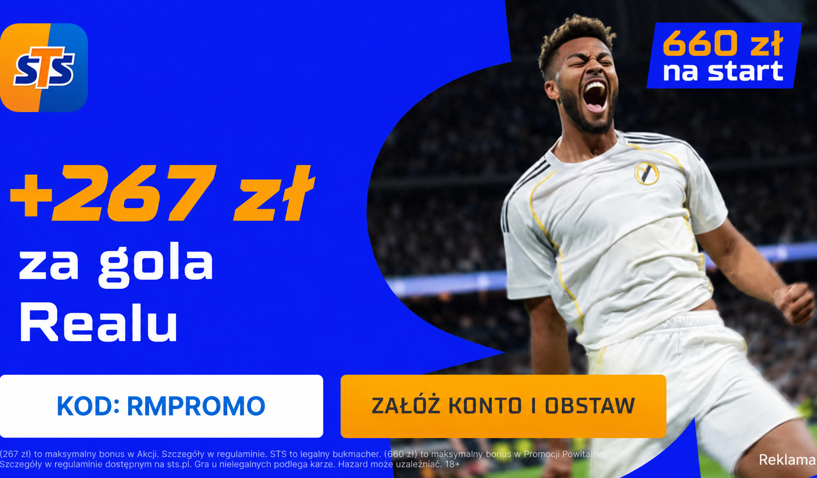267 zł za gola Realu w meczu z Sevillą!
