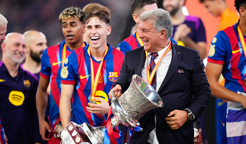 Foto: Laporta: Florentino po meczu mi pogratulował