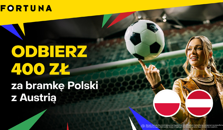 Foto: 400 zł za bramkę Polski z Austrią!