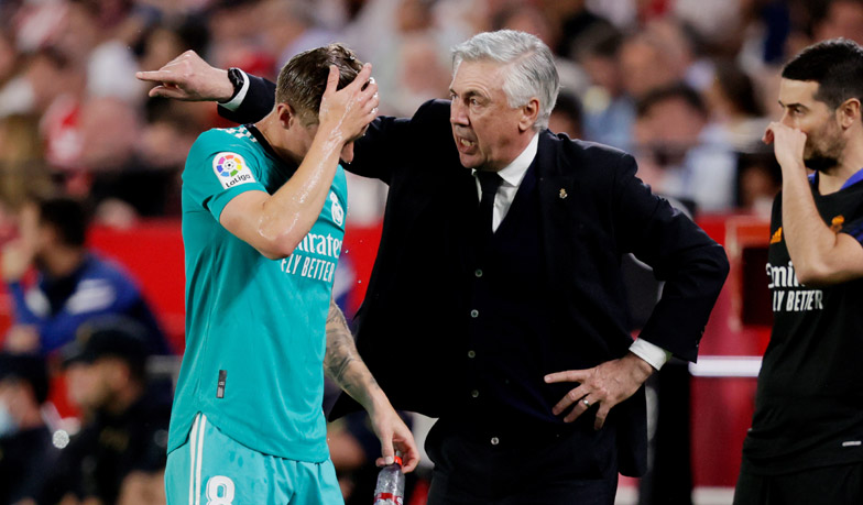 Foto: Ancelotti: W drugiej połowie mogłem rozsiąść się na krzesełku