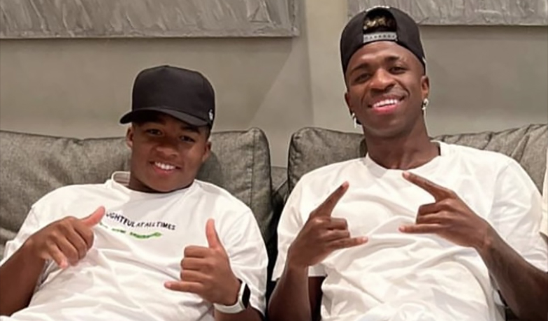 Foto: Vini i Rodrygo mentorami dla Endricka