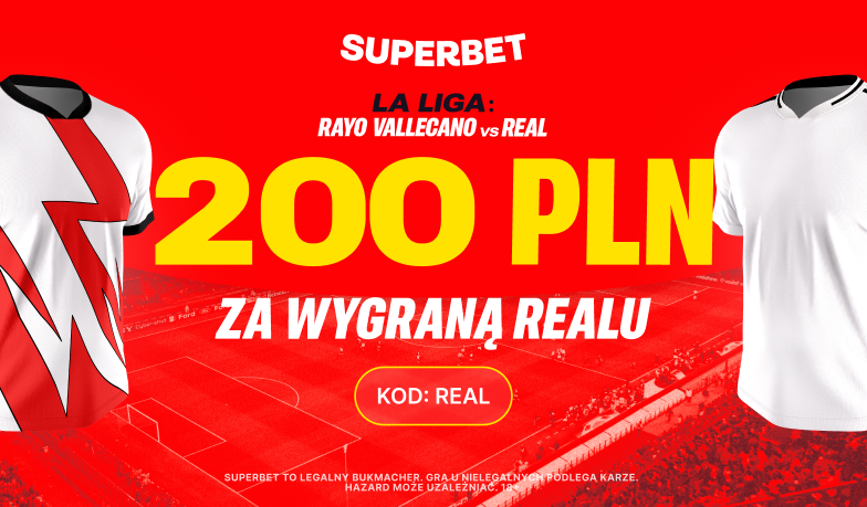 Foto: 200 zł za wygraną Realu Madryt z Rayo!