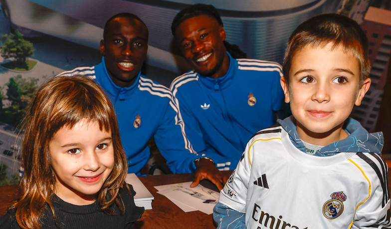 Foto: Camavinga i Mendy spotkali się z kibicami