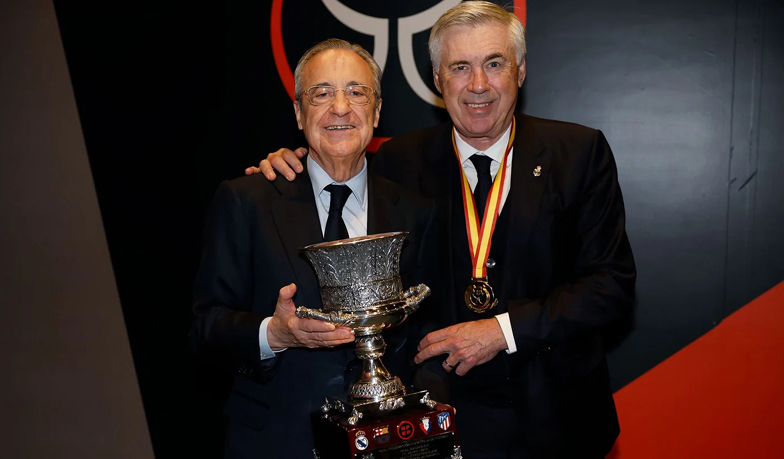 Foto: Ancelotti zrównuje się z Zidane'em w liczbie trofeów