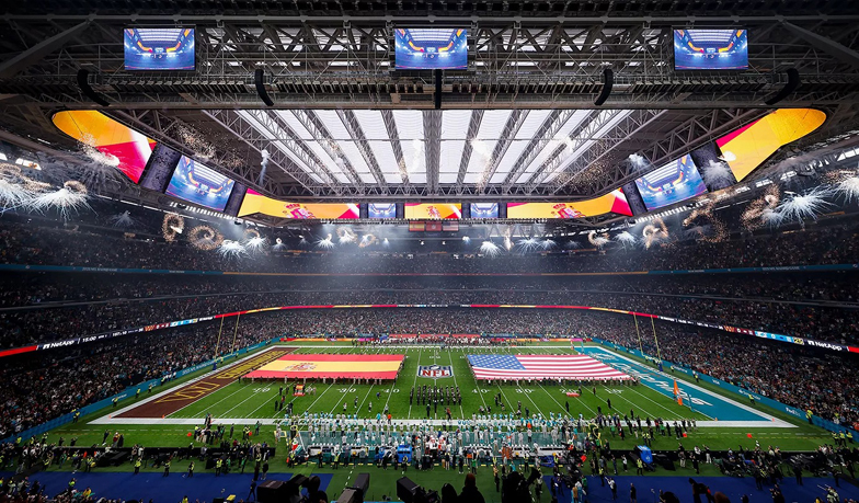 Foto: Bernabéu przyjęło pierwszy mecz NFL w Hiszpanii w historii [VIDEO]