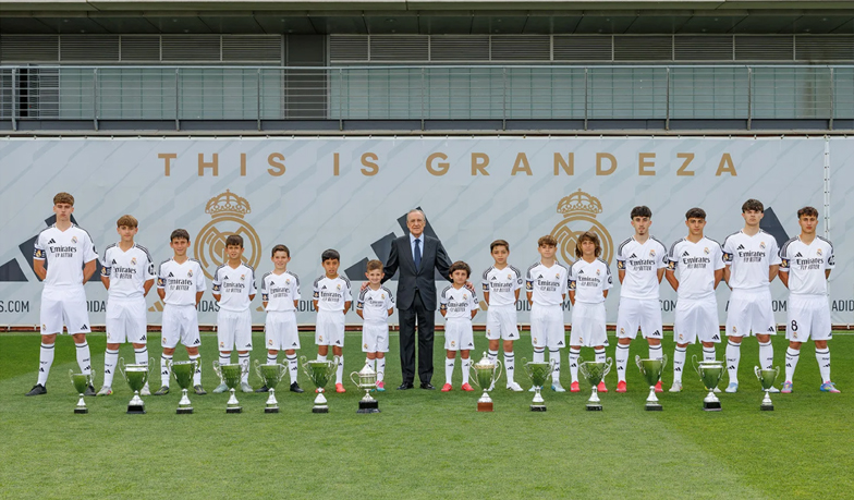 Foto: Florentino spotkał się z 13 mistrzowskimi drużynami ze szkółki