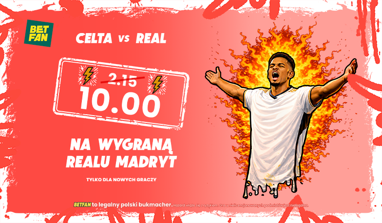 Foto: Zagraj na zwycięstwo Realu z Celtą po kursie 10.00! Specjalna promocja w BETFAN