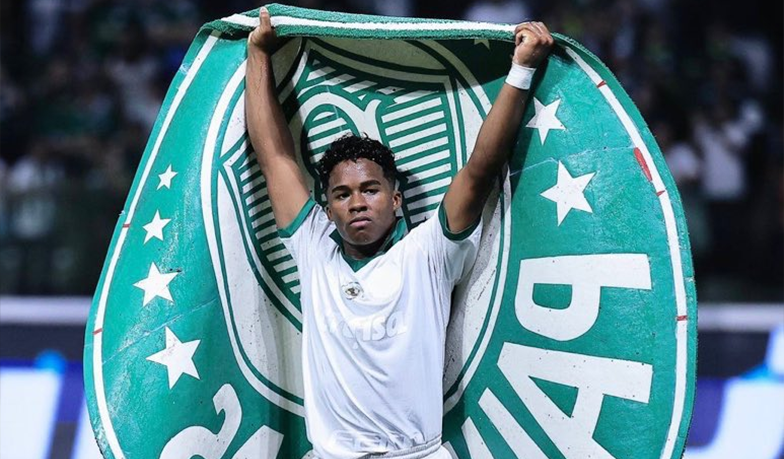 Foto: Endrick wraca do Palmeiras i znowu strzela [VIDEO]