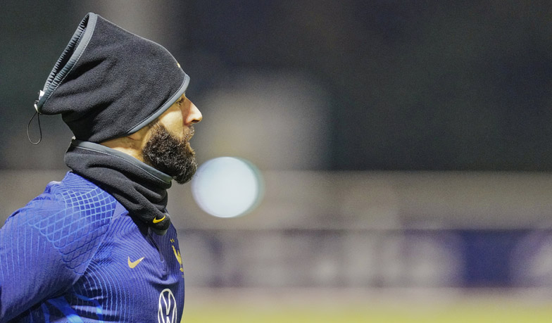 Foto: Benzema zszedł z treningu Francji po 15-minutowej przebieżce