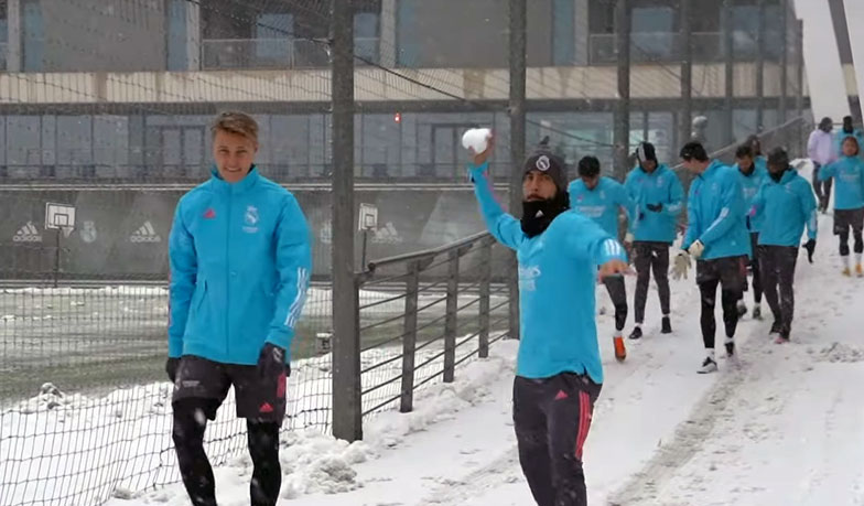Foto: Kulisy treningu w śnieżycy [VIDEO]