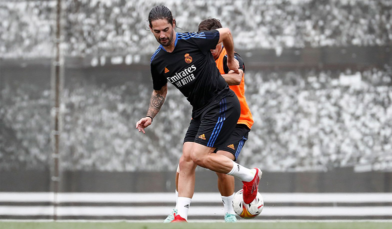 Foto: Isco zakończył poranny trening z gorączką