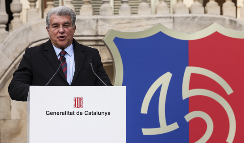 Foto: Laporta: Nie mogą nas pokonać na boisku, więc próbują pokonać w biurach
