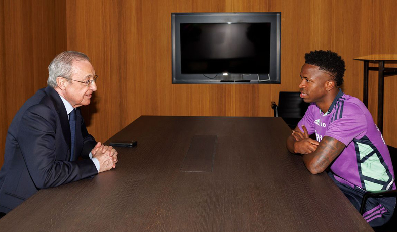 Foto: Oficjalnie: Florentino spotkał się z Viníciusem