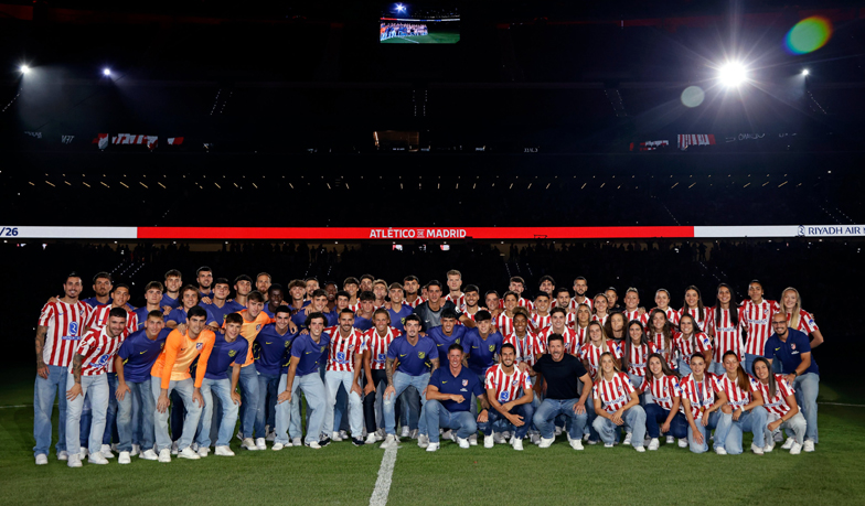 Foto: Prezentacja Atlético pod znakiem… przyśpiewki związanej z Realem Madryt [VIDEO]