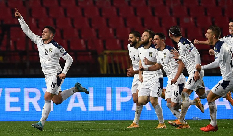 Foto: Jović z kluczowym golem, ale bez awansu na EURO