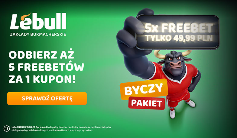 Królewski weekend z Lebull. Freebety dla obecnych i bonus do 950 zł dla nowych