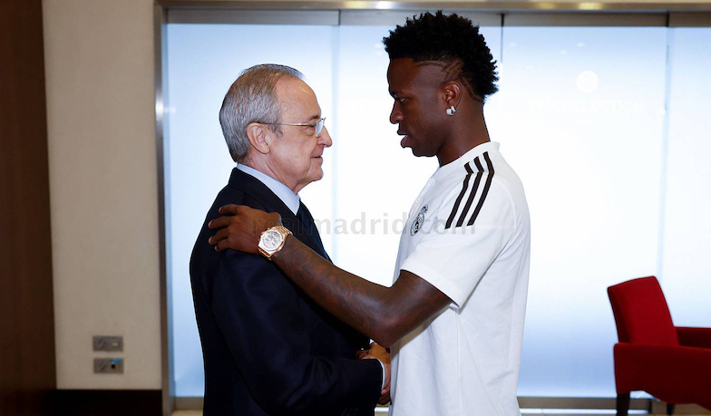 Foto: Florentino Pérez spotkał się z drużyną