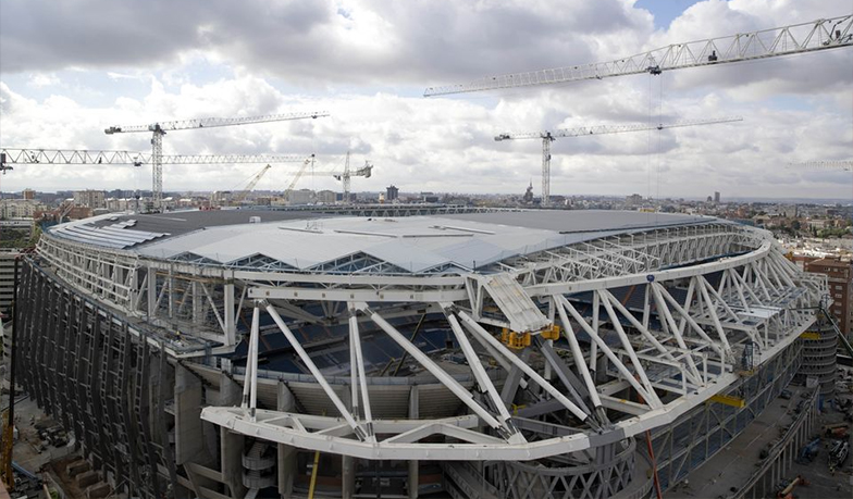 Foto: Nowe Bernabéu nabiera kształtów