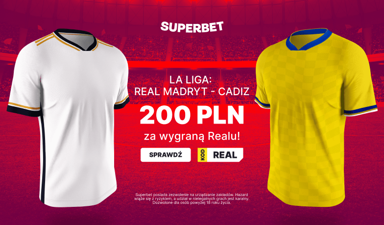 Foto: 200 zł za wygraną Realu z Cádizem!
